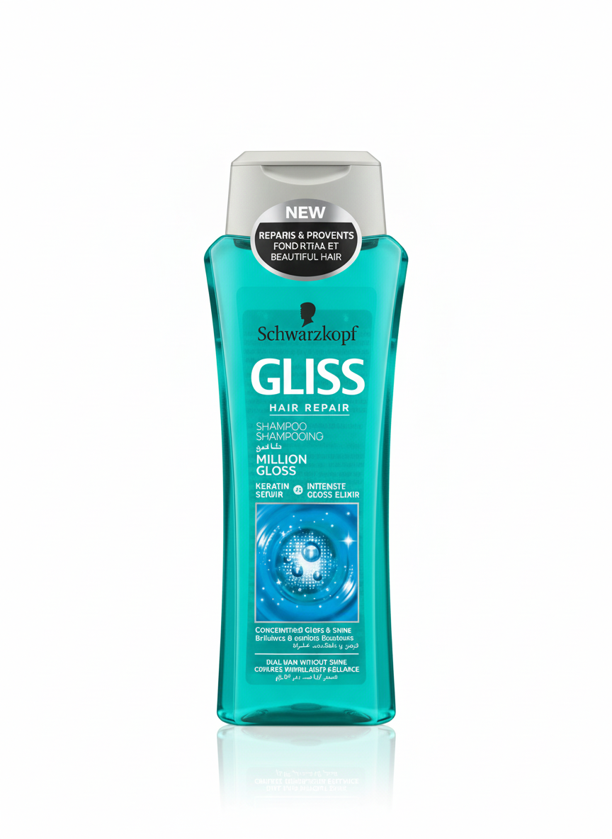 Schwarzkopf Gliss Hair Repair – Shampooing Million Gloss 250ml