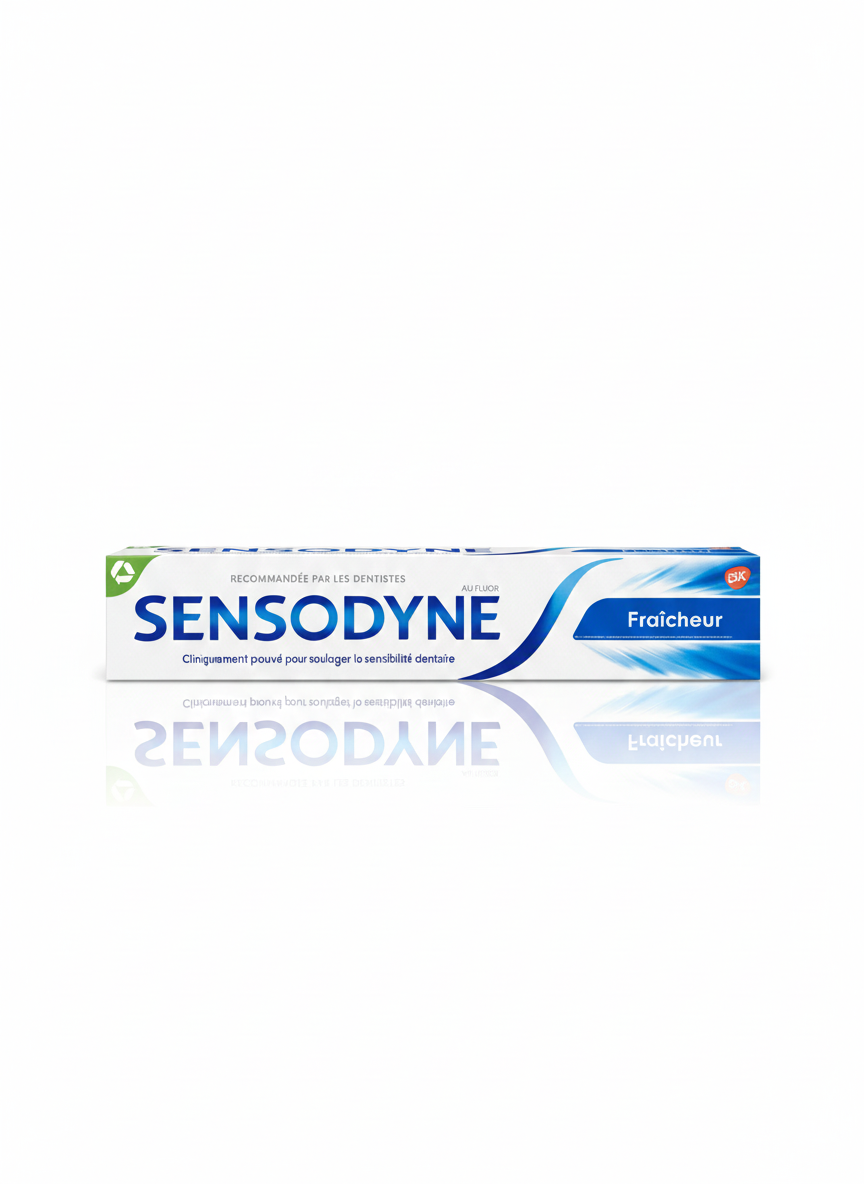 Dentifrice Sensodyne Fraîcheur – Soin Dents Sensibles 75ml