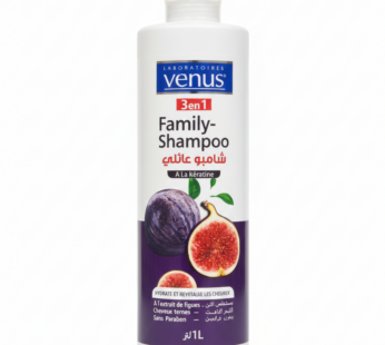 🧴 Shampooing Familial 3 en 1 – Laboratoires Venus 1L