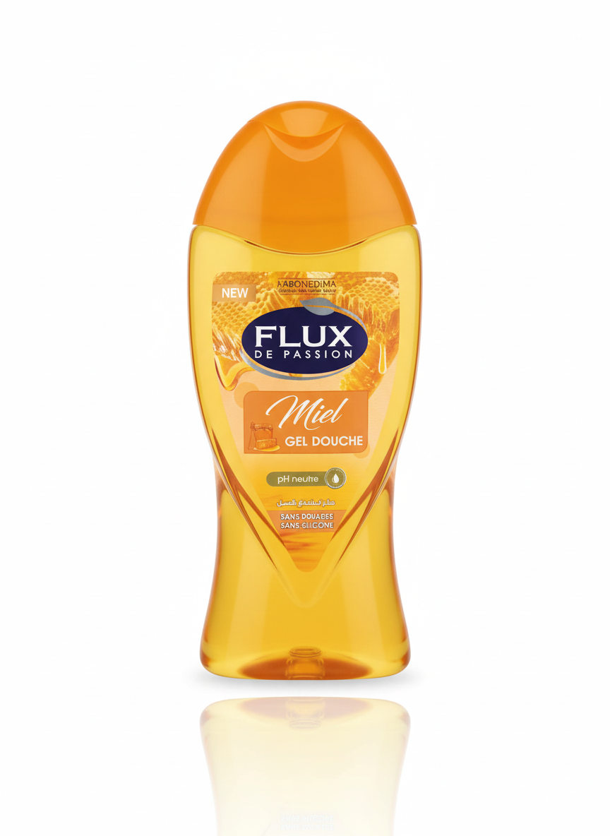 🍯 Gel Douche FLUX de Passion – Douceur au Miel