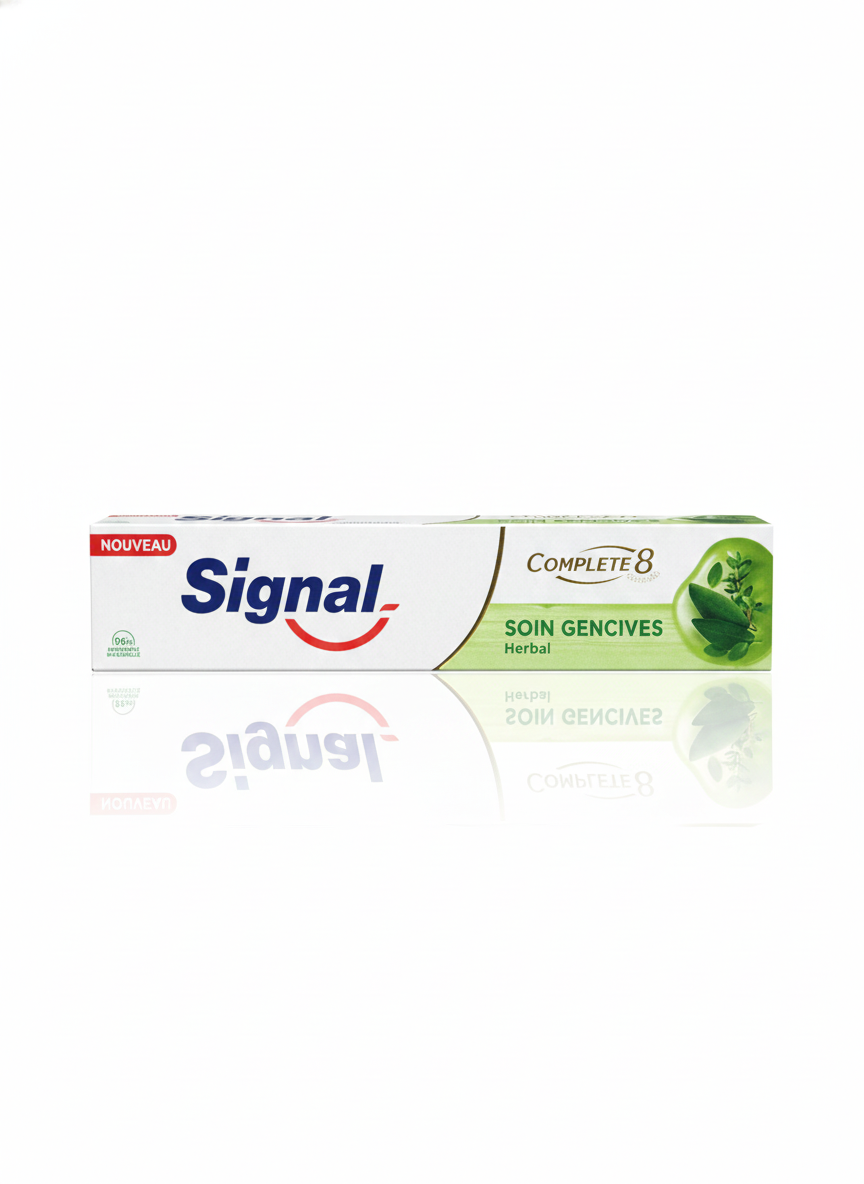 Dentifrice Signal Complete 8 – Soin Gencives Herbal 75ml