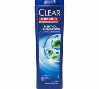 Shampoing CLEAR Hommes – Menthol Rafraîchissant 350ml