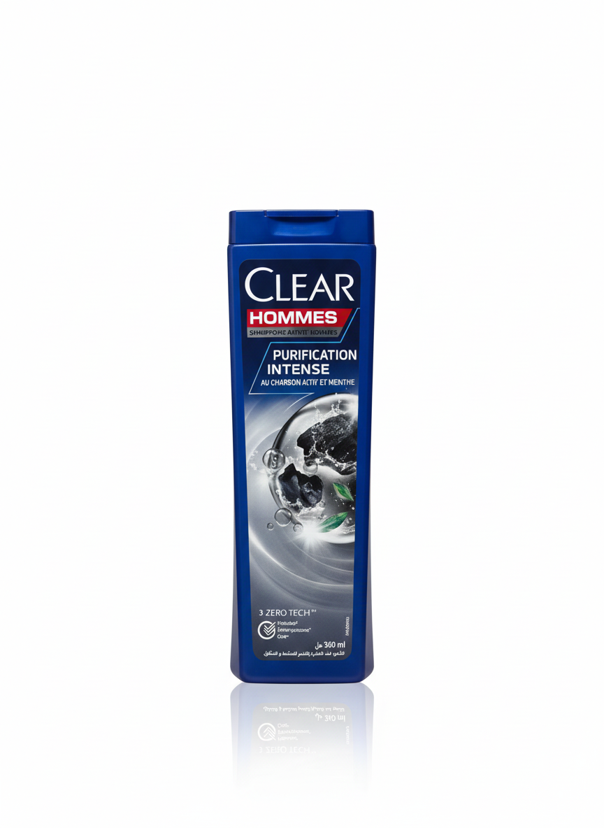 Shampooing CLEAR Hommes - Purification Intense (360 ml)