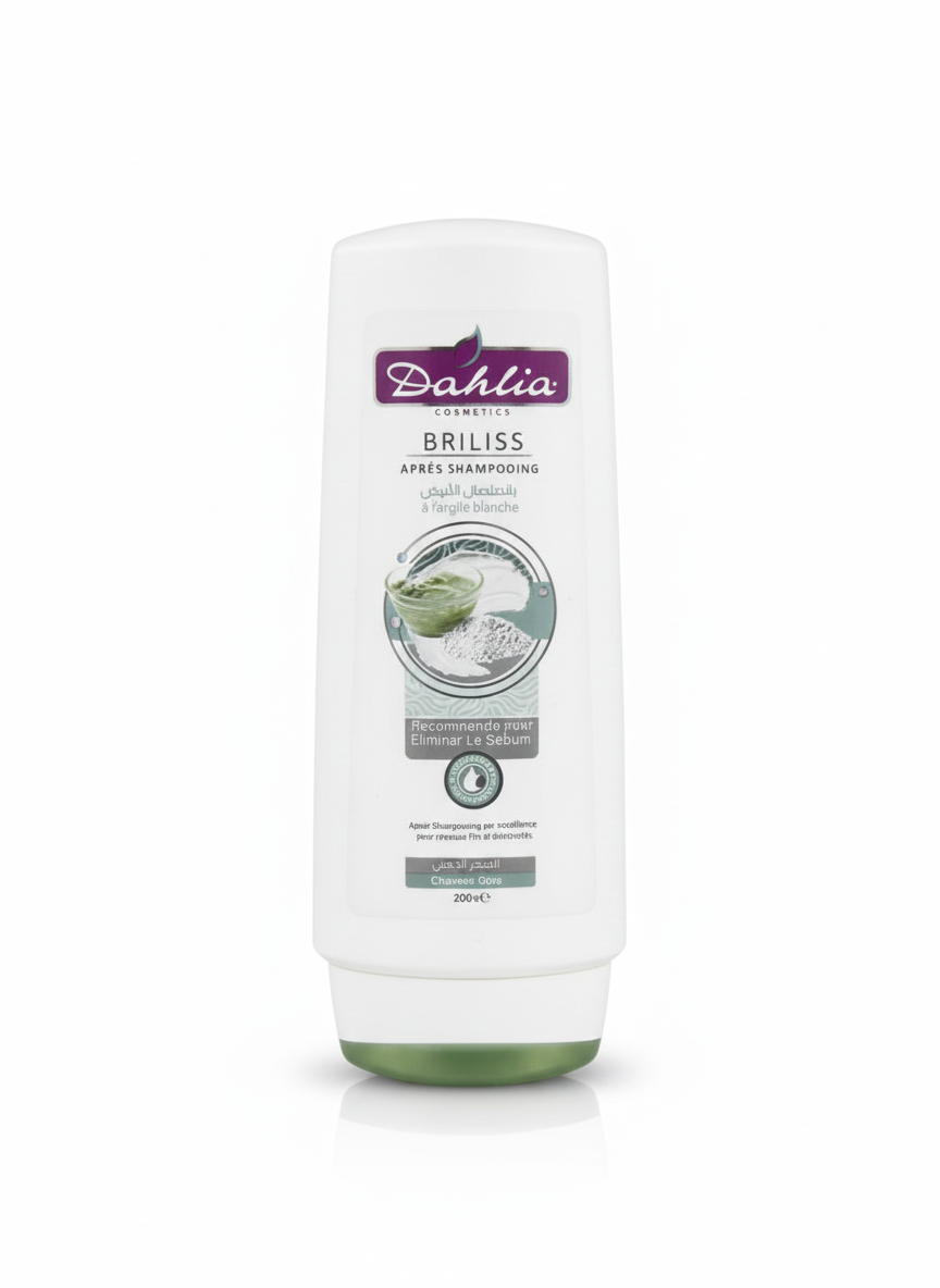 Après-shampooing Dahlia Briliss – À l'Argile Blanche (200ml)