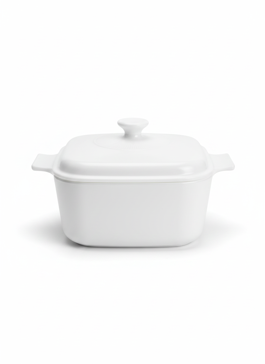 Soupière Classique en Céramique Blanche