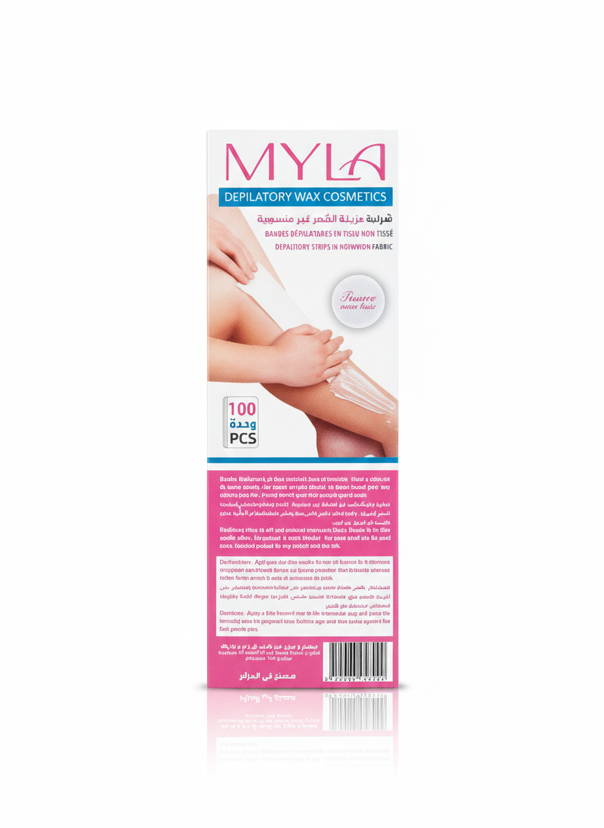 Bandes de Cire Dépilatoires MYLA (100 pièces)