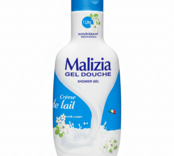 Gel Douche Malizia – Crème de Lait (1 Litre)
