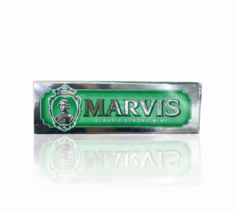 Marvis Classic Strong Mint – L&rsquo;élégance du sourire 85ml