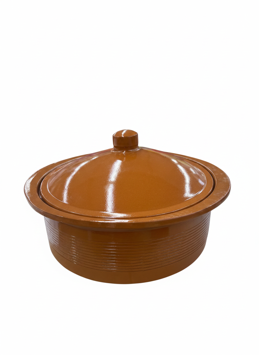Cocotte traditionnelle en terre cuite 28cm