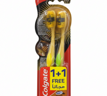 Brosses à dents Colgate 360° Gold Charcoal.