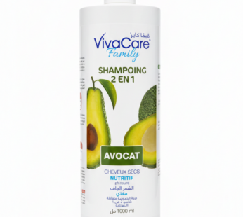 Shampooing VivaCare Family 2-en-1 à l&rsquo;Avocat 1l