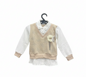 Ensemble 2-en-1 : Chemise et Pull sans manches