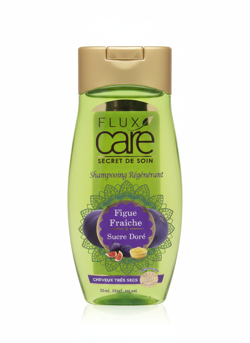 Flux Care : Shampooing Régénérant (Figue & Sucre) 265ml