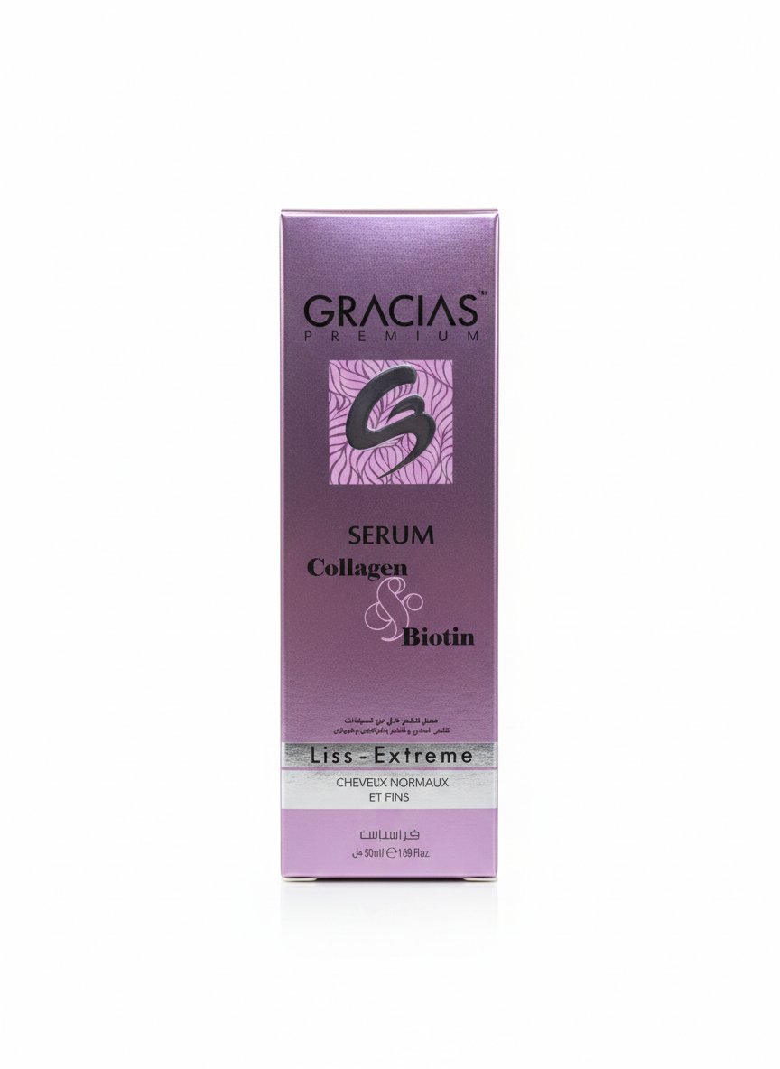 Sérum Capillaire Gracias Premium - Collagen & Biotin 50ml