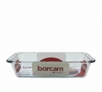 Plat à four rectangulaire en verre Borcam