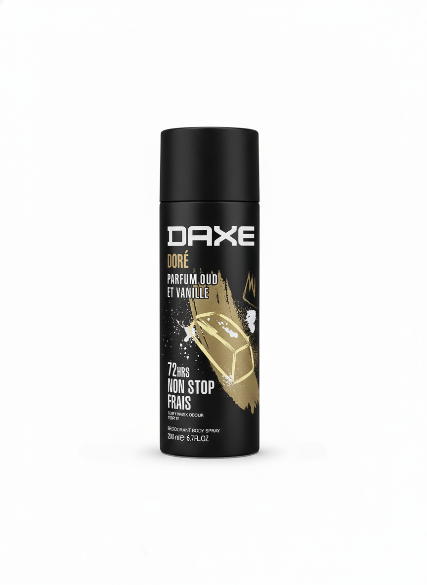 Daxe Doré – Déodorant Parfum Oud & Vanille 200ml