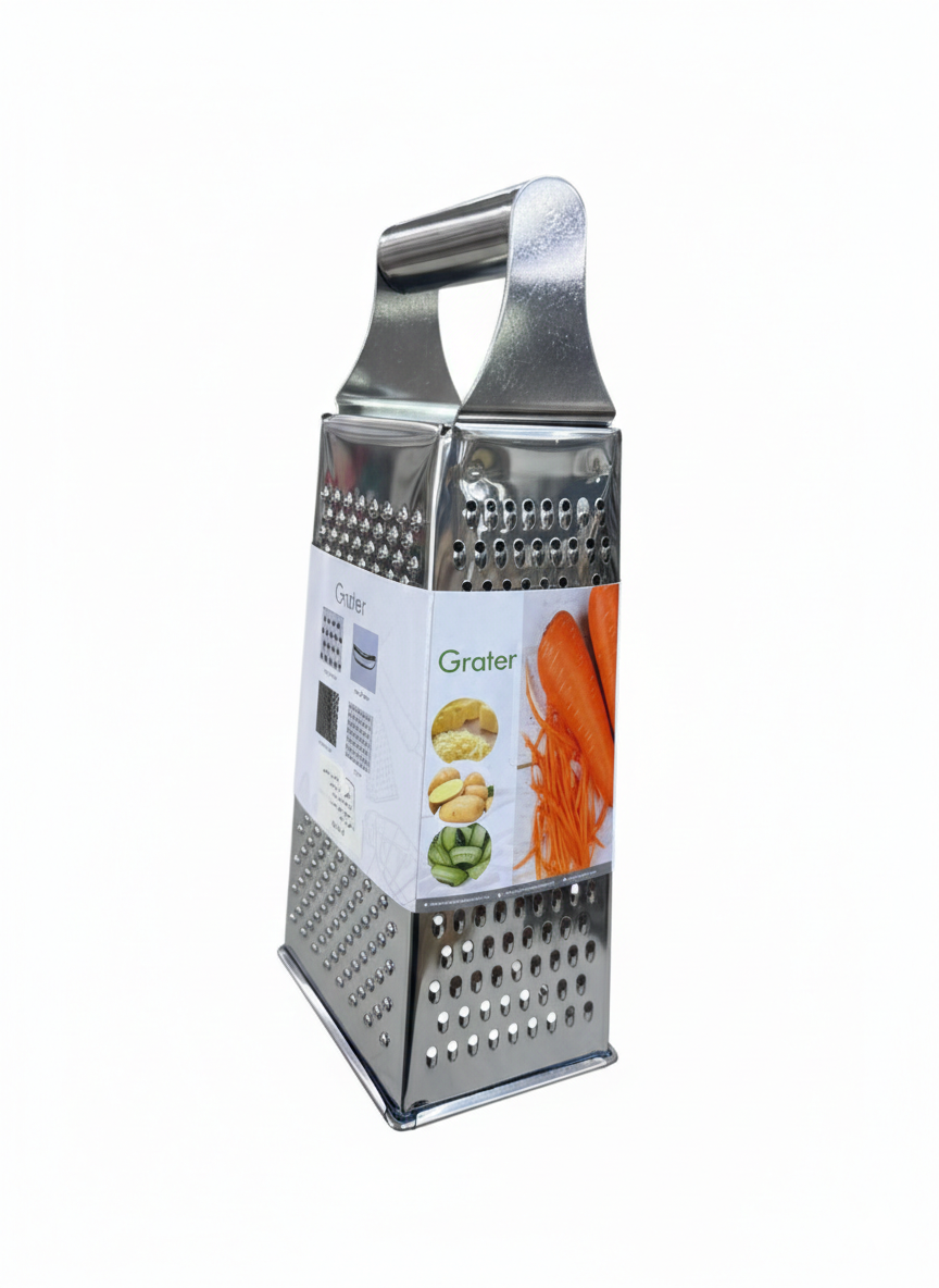 Râpe à Fromage et Légumes en Acier Inoxydable