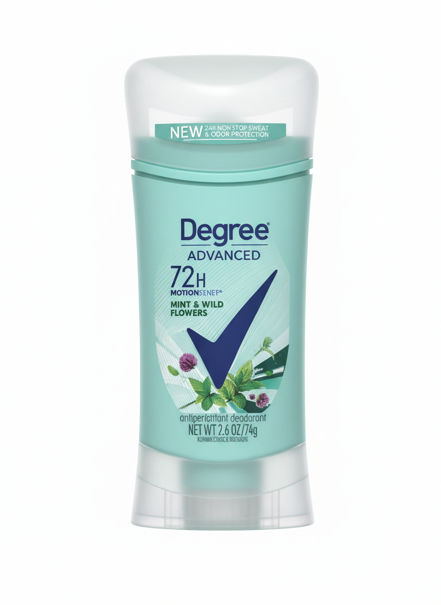 Déodorant Degree Advanced – Mint & Wild Flowers (72h)