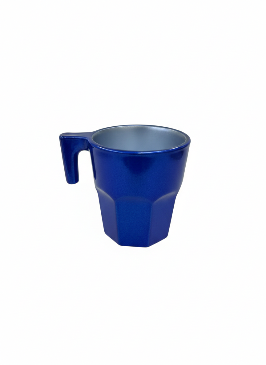 Mug en Verre Bleu Cobalt