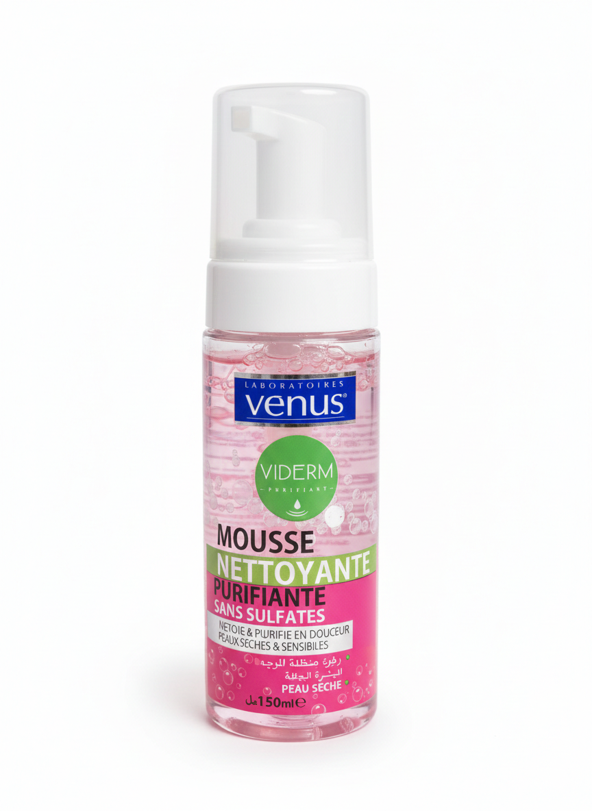 Mousse Nettoyante Purifiante - Laboratoires Venus 150ml