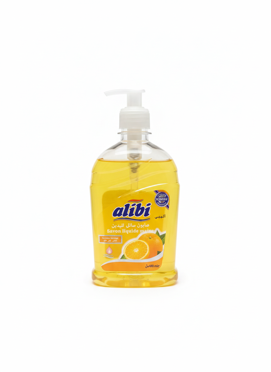 Savon Liquide pour les Mains - Alibi (Orange) 450ml