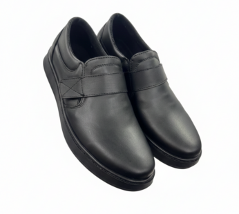 Chaussures de Ville à Scratch – Noir Classique