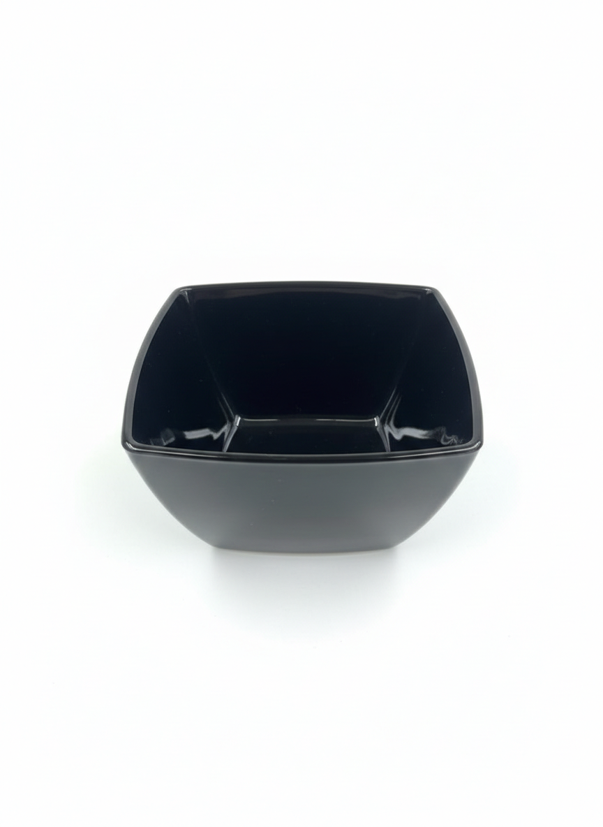 Lot de 2 Bols Carrés Noirs – Élégance & Modernité