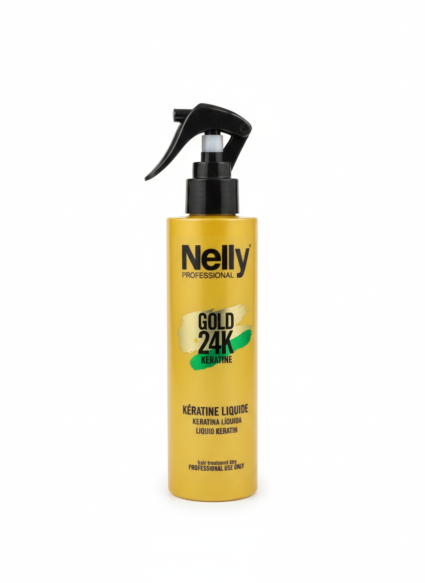 Nelly Professional – Gold 24K Kératine Liquide 200ml
