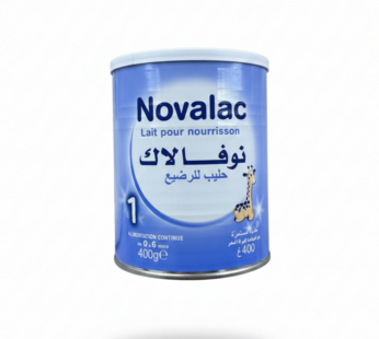 Novalac 1 est un lait infantile de premier âge 400G     0-6 MOIS