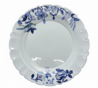 Assiette Creuse Décorée – 10.5&Prime;