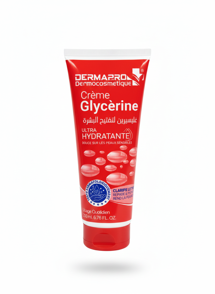 Crème à la Glycérine - DermaPro 200ml