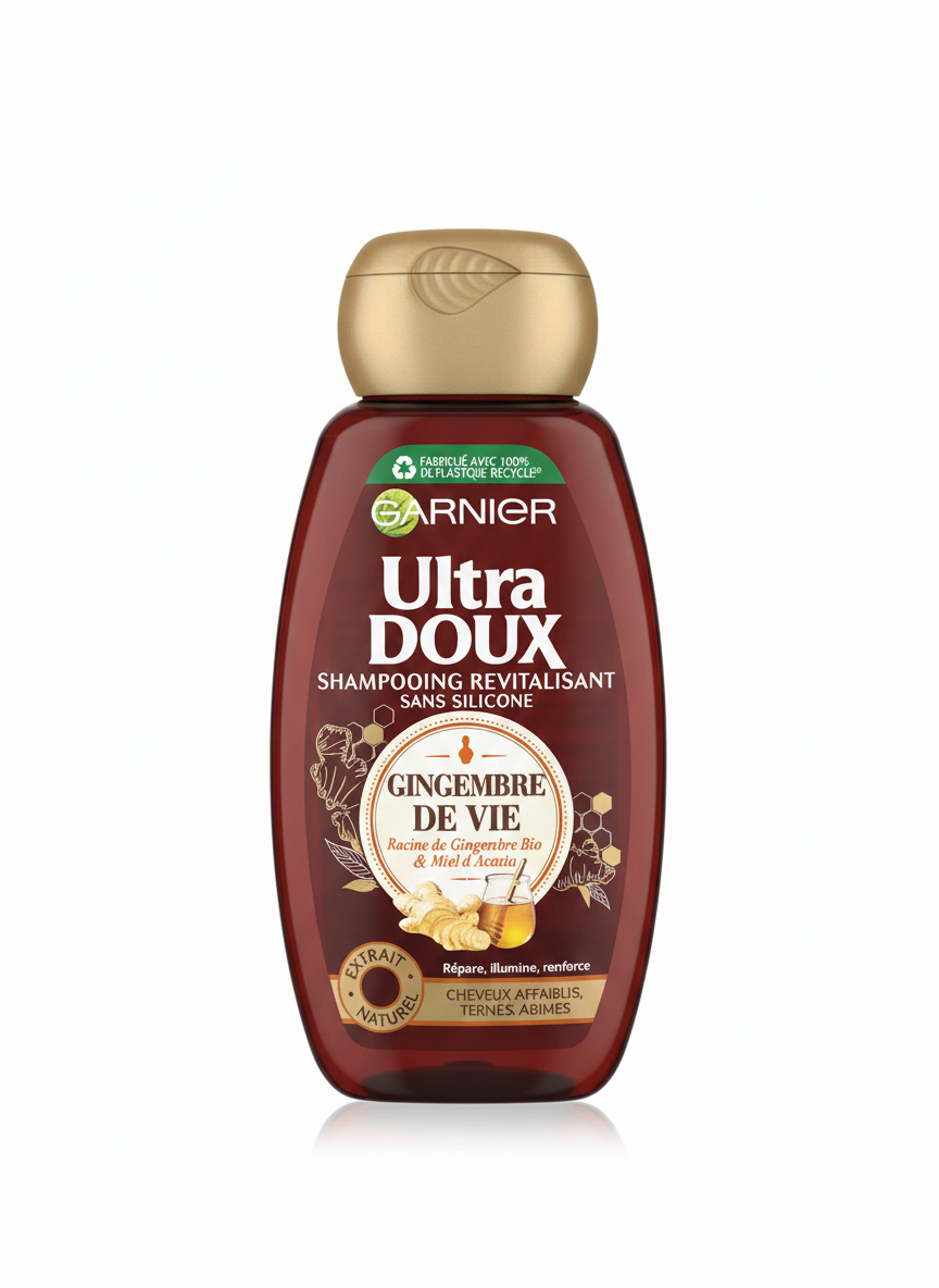 Shampooing Garnier Ultra Doux – Gingembre de Vie