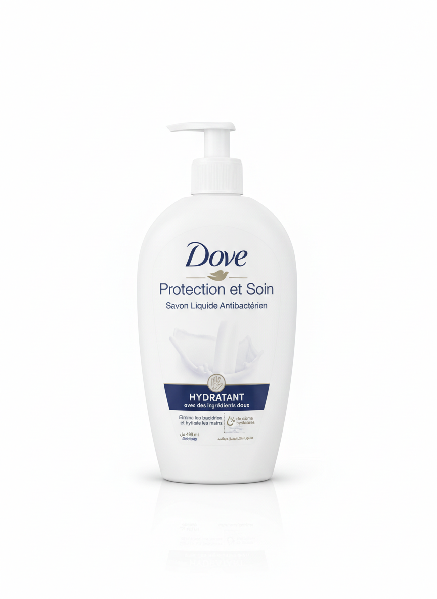 Savon Liquide Antibactérien Dove – Protection et Soin