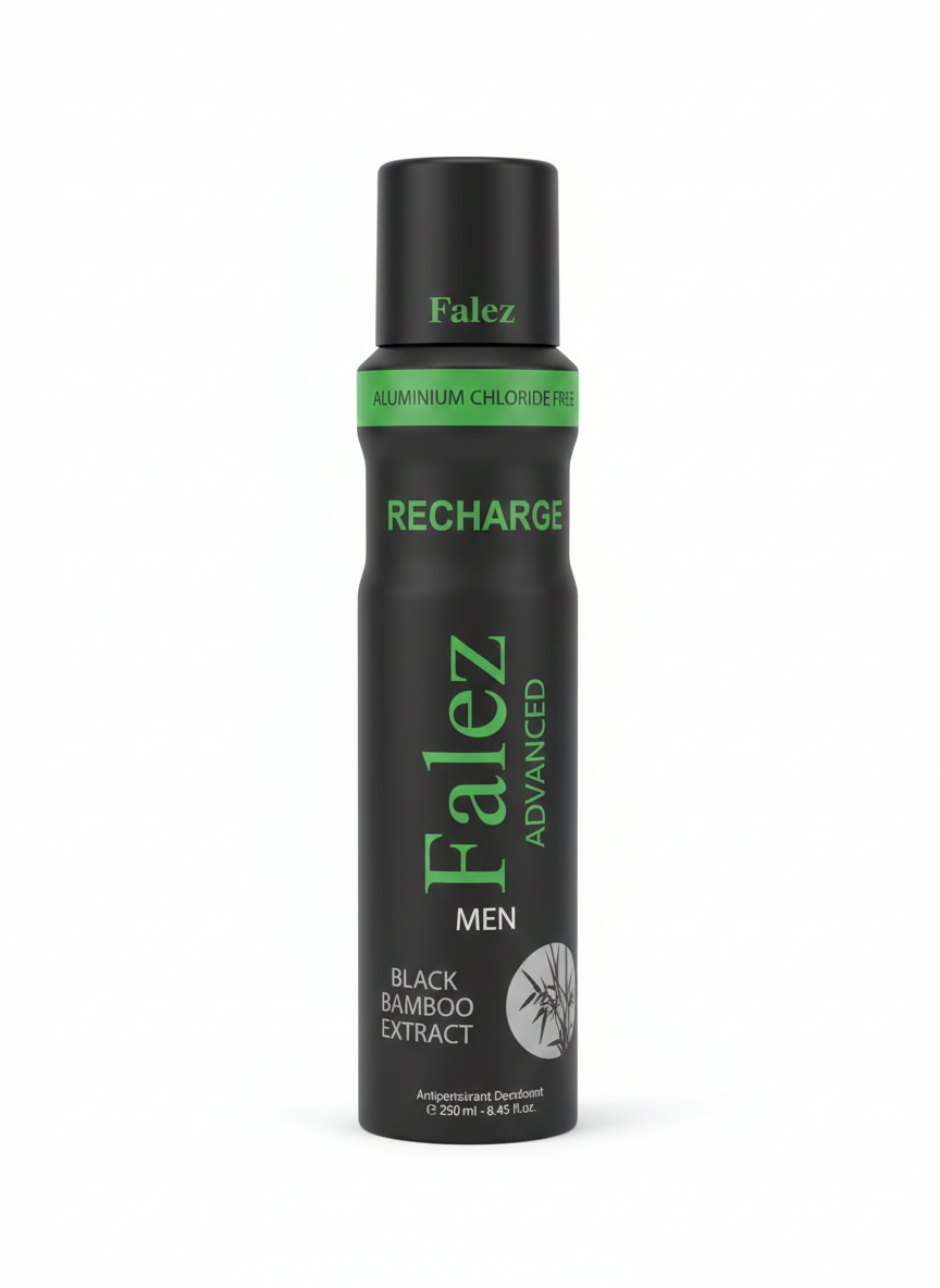 Déodorant Falez Advanced Recharge - Black Bamboo 🌿
