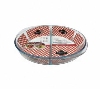 Plat à Four Ovale Divisé – 2,7 L