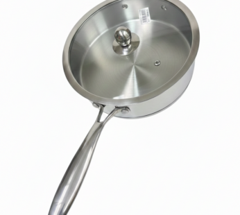 BEST HOUSE Sauteuse en Inox avec Couvercle – 24 cm