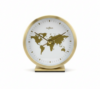 Réveil de Bureau Alpha – Design Carte du Monde