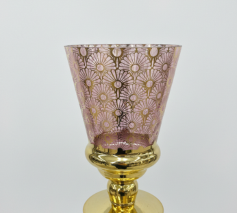 BFF Vase Décoratif de Style Vintage – Rose et Or