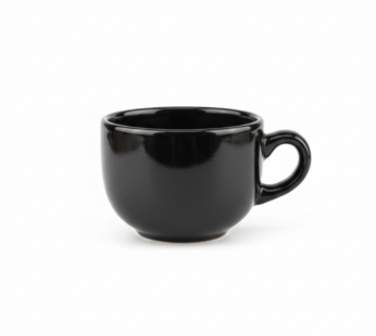 Tasse à Lait Noire – 190 ml