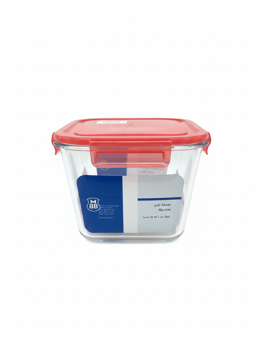 Porte-manger en Verre - 1,85 L