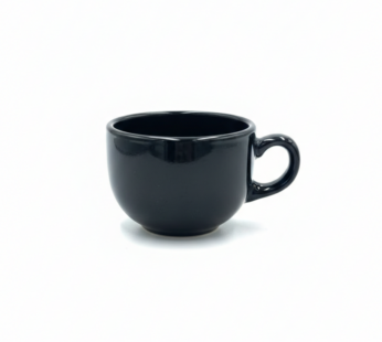 Mug en céramique noir brillant