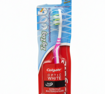 COLGATE brosse à dents manuelle-ZigZag Optic White