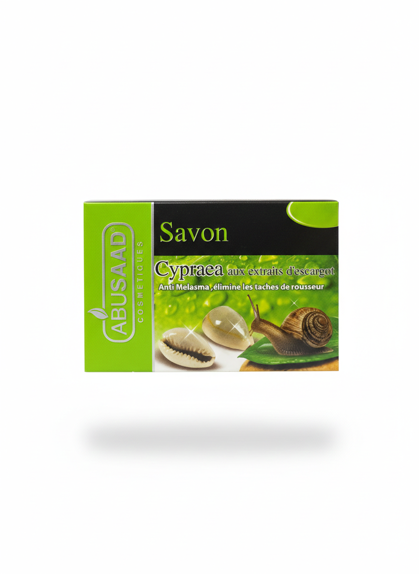 Savon Cypraea aux Extraits d'Escargot - Abusaad