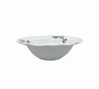Bol en Porcelaine à Bordure Festonnée 7.5
