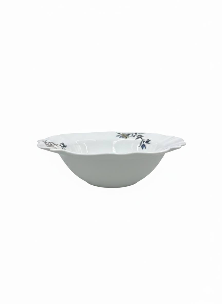 Bol en Porcelaine à Bordure Festonnée 7.5