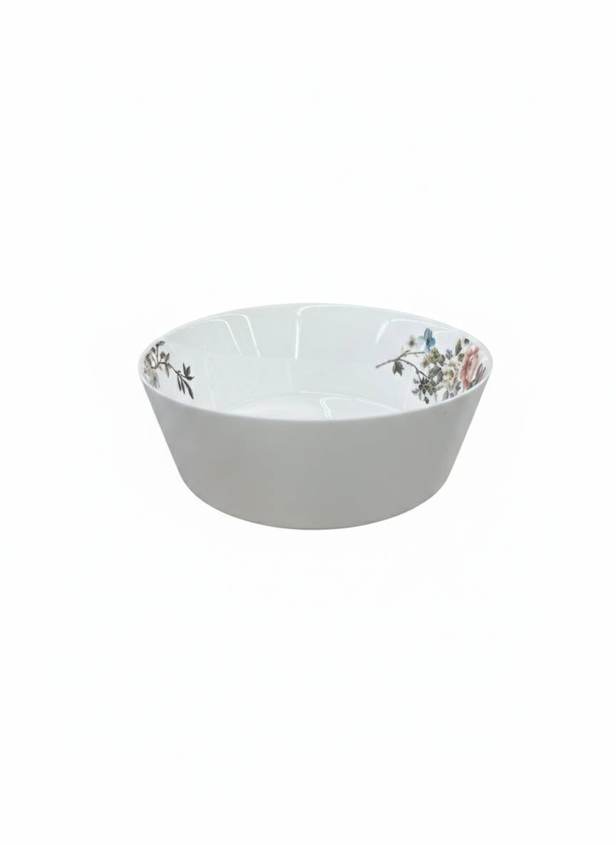 Bol en Porcelaine Décor Fleuri