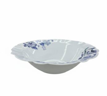 Bol Décoré 10 floral bleu