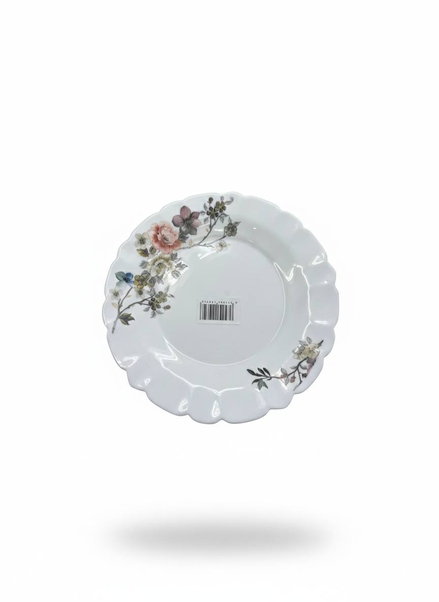 Assiette Creuse Décorée 8.5"