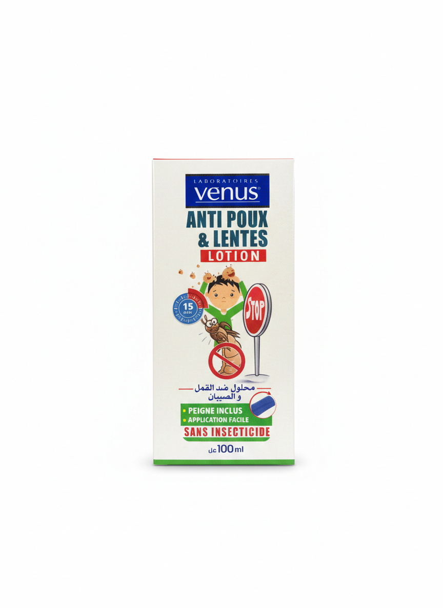 Lotion Anti-Poux & Lentes - Laboratoires Venus 100ML