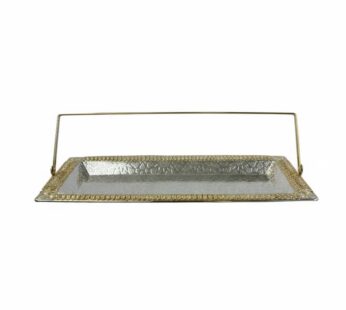 Plateau de Service Rectangulaire Bicolore